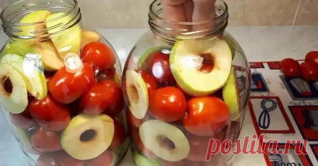 Консервированные помидоры с яблоками - Будет вкусно - 2 сентября - 43440304156 - Медиаплатформа МирТесен