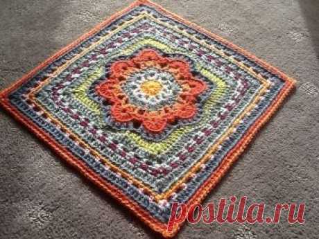 Ravelry: Spring Fling 12" Square pattern by April Moreland ✭Teresa Restegui https://www.pinterest.com/teretegui/ ✭