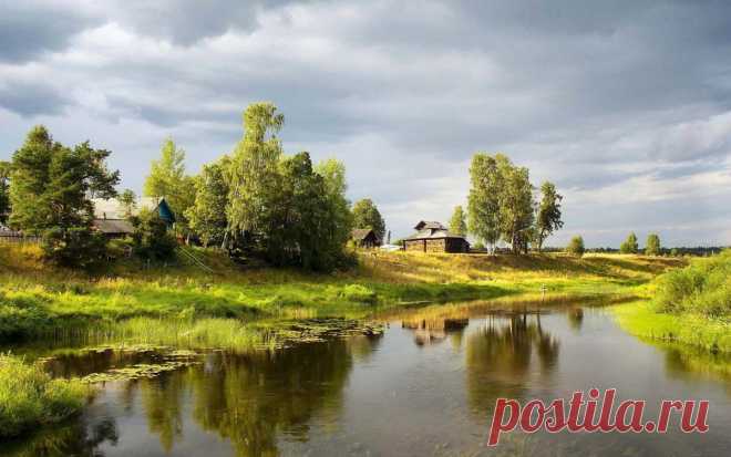 В русской деревне
