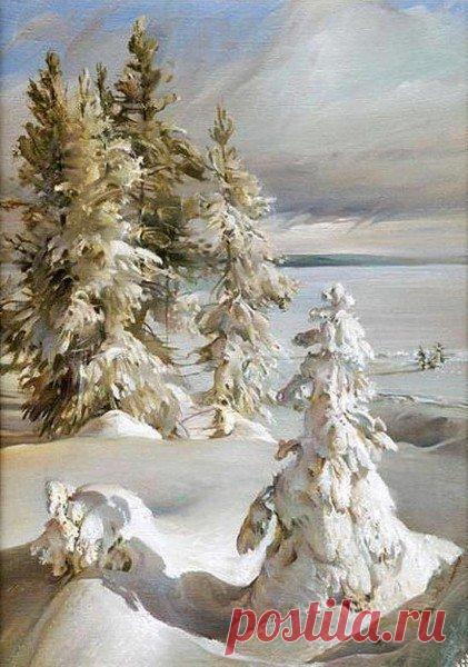 Сказочная русская зима в работах художника Романа Романова | Zabota | Яндекс Дзен