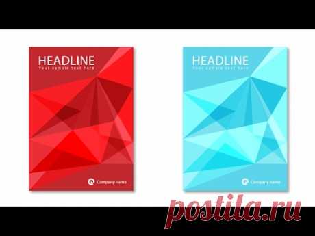 Illustrator tutorial - Flyer design vector template