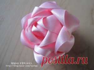 Flower fabric diy. Handmade ribbon rose | Все о рукоделии: схемы, мастер классы, идеи на сайте labhousehold.com