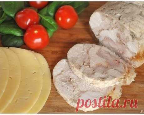 Куриный рулет - отличная замена колбасе!