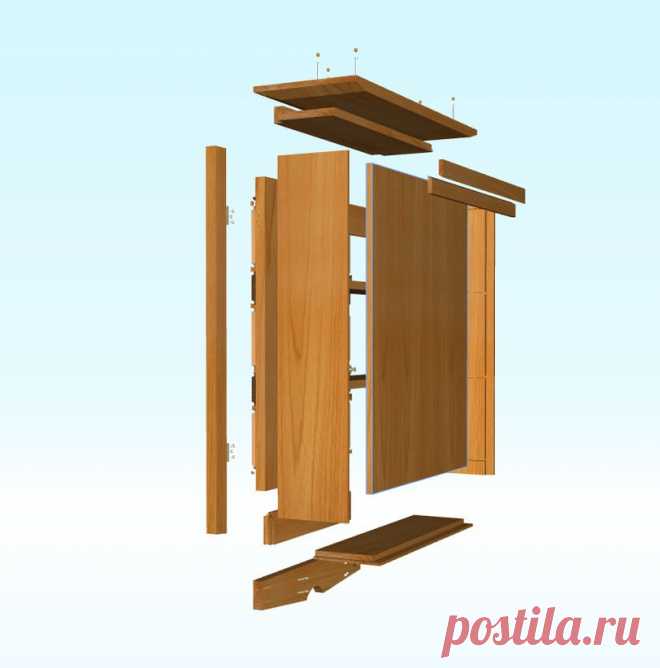 Одеяло-Передняя Стены кабинета Деревообработка план по Woodcraft Magazine