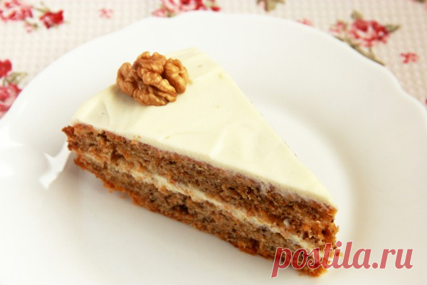 Морковный торт с грецкими орехами - Рецепты. Кулинарные рецепты блюд с фото - рецепты салатов, первые и вторые блюда, рецепты выпечки, десерты и закуски - IVONA - bigmir)net - IVONA bigmir)net