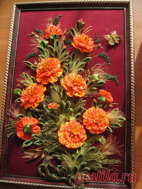 Красотища в технике канзаши