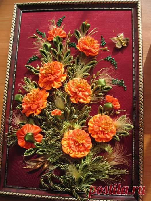 Красотища в технике канзаши