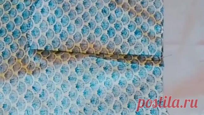 Один из способов пришить карман