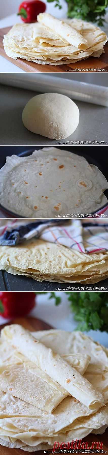 Домашний тонкий лаваш без дрожжей и яиц - очень вкусный, намного вкуснее магазинного!.