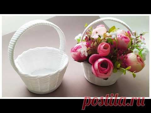 КОРЗИНЫ легко и просто СВОИМИ РУКАМИ. BASKETS easy and simple DO YOUR HANDS.