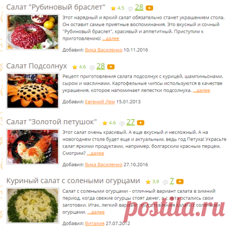 Салат с куриной грудкой - рецепты с фото на Повар.ру (493 рецепта салата с куриной грудкой)