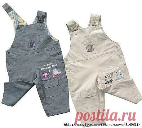 Выкройка детского комбинезона