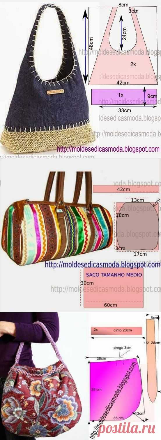 Сумок много не бывает... шаблоны сумок.
