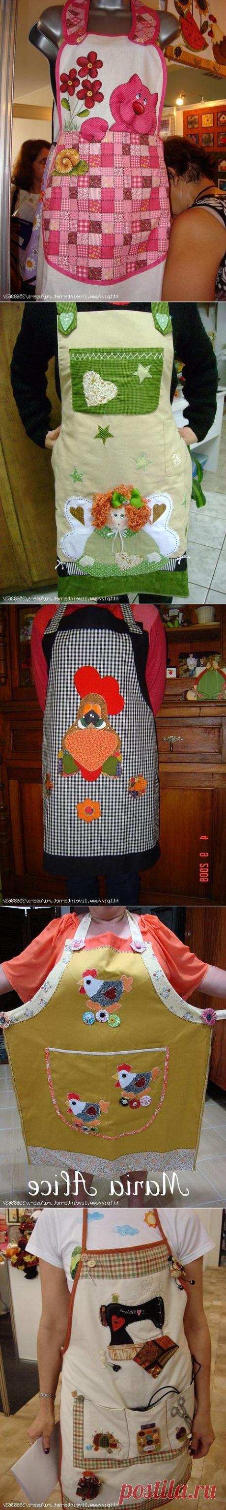 Интересные фартуки. Patchwork aprons ~ HandMadiya.com