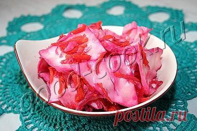 Хорошая кухня - капуста маринованная по-грузински. Кулинарная книга рецептов. Салаты, выпечка.