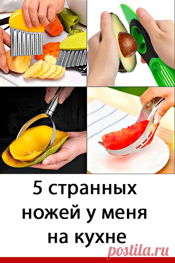 5 странных ножей у меня на кухне. Почему мои гости удивляются. Я часто заказываю в интернете всякие интересные товары для кухни. И так, собрала целую коллекцию нетипичных ножей, которые очень помогают мне быстро очистить киви, авокадо, а также без проблем нарезать ананас или арбуз.