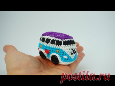 Furgoneta wolkswagen  amigurumi tutorial