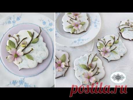 Spring Botanical Series: Dogwood Cookie