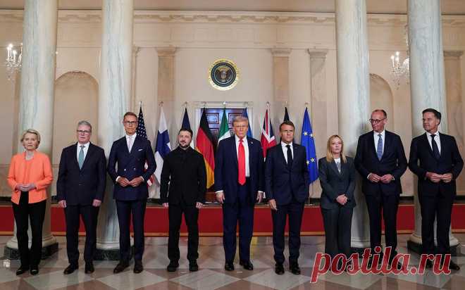 Трамп начал встречу с лидерами ЕС после переговоров с Зеленским. Началась встреча американского президента Дональда Трампа и лидеров ЕС. На встрече обсудят результаты саммита на Аляске и возможные пути для урегулирования конфликта на Украине