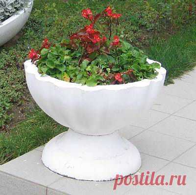 Поделки из цемента бетона для дачи сада своими руками.