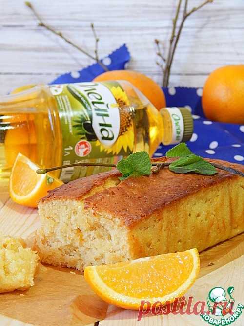 Постный апельсиновый кекс - кулинарный рецепт