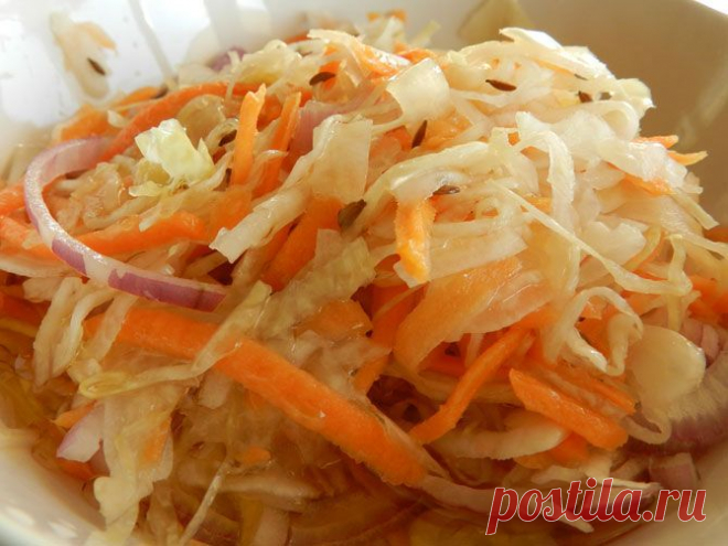 Пришло время заготовить капусту! Солёная капуста с тмином — Вкусные рецепты