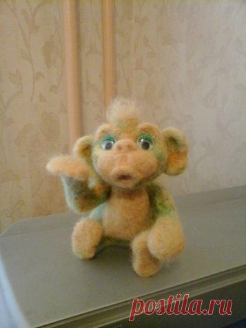 Маленькая обезьянка / Валяние / Валяние. Работы пользователей.