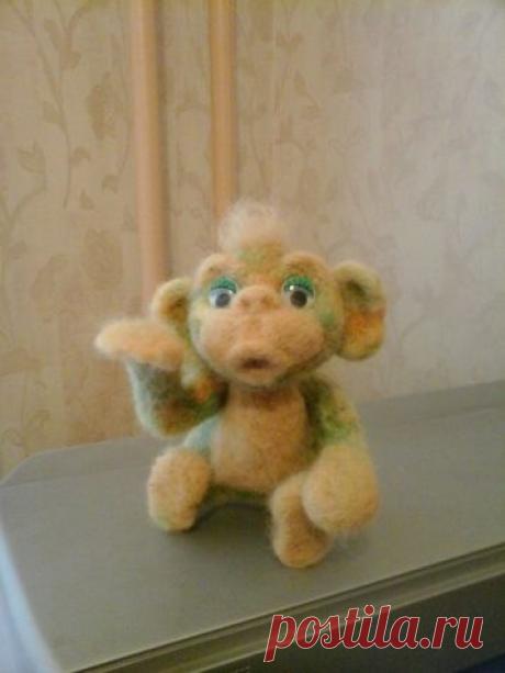 Маленькая обезьянка / Валяние / Валяние. Работы пользователей.
