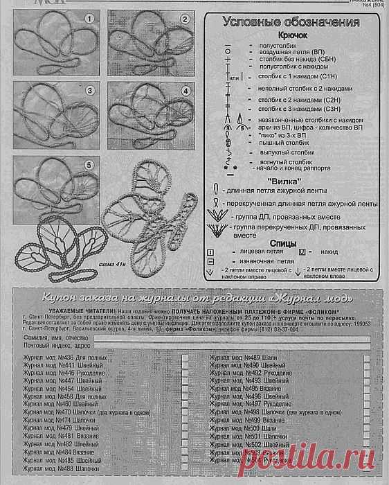 Журнал мод 504 .Вязание..