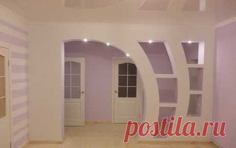 Арки из гипсокартона. Интересные идеи.