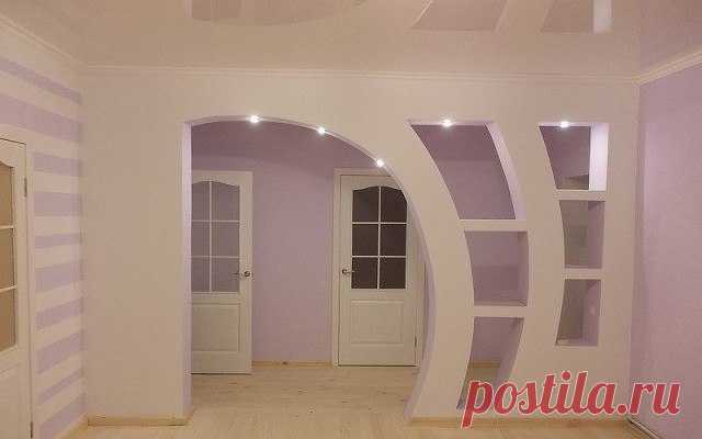 Арки из гипсокартона. Интересные идеи.