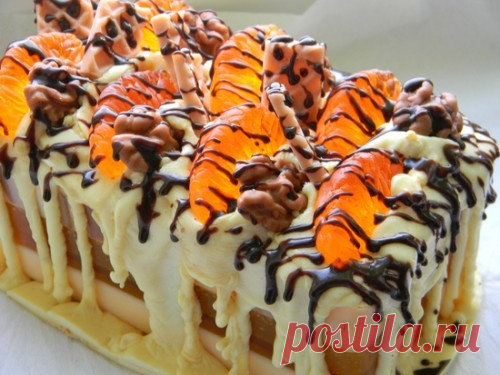 Лучшая новогодняя выпечка: мандариновый пирог / Простые рецепты