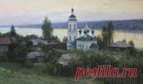 Художник — Василий Худяков.

«Вечер над Волгой» (2013)