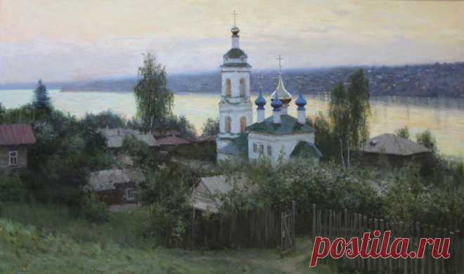 Художник — Василий Худяков.

«Вечер над Волгой» (2013)