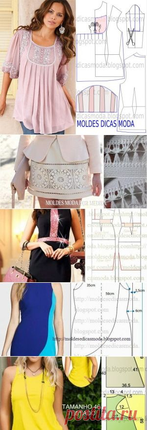 Molde de blusa