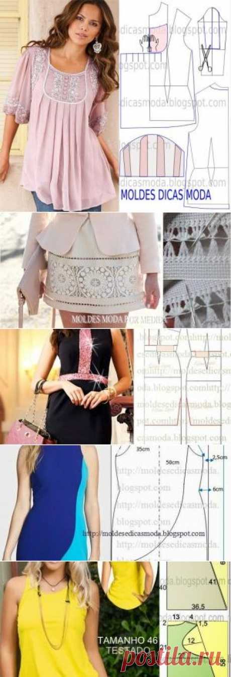 Molde de blusa