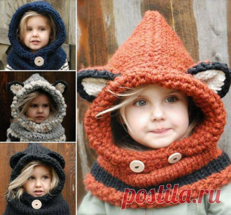 Knit and crochet Failynn Fox Cowl free