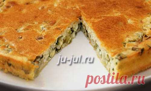 Пирог с яйцом и зелёным луком | Готовим вкусно