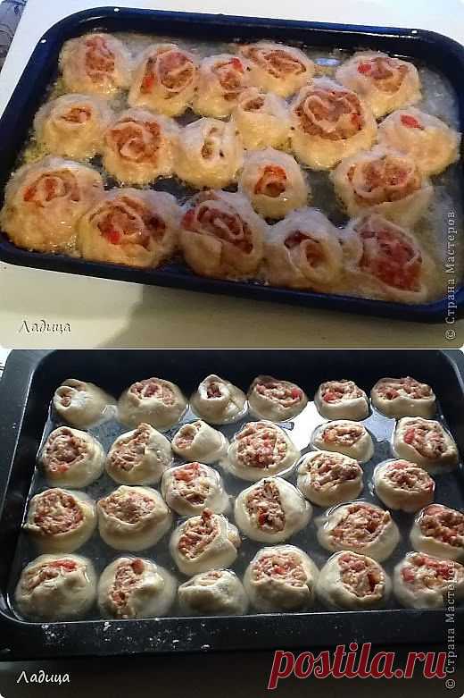 Моя копилка: Мясные розочки