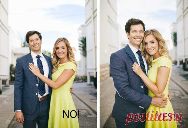 Позы для фотосессии пары
