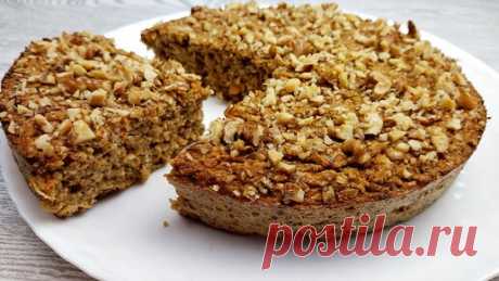 Беру Стакан ОВСЯНКИ,2 Яблока и Морковь!ЭТО ОЧЕНЬ ВКУСНО!Вы будете готовить этот пирог каждый день!БЕЗ МУКИ/АСМР |  Украсить стол  | Дзен