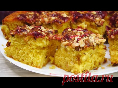 Все смешали ложкой и в духовку! Невероятно вкусный  Пирог "Кудряш" готов!