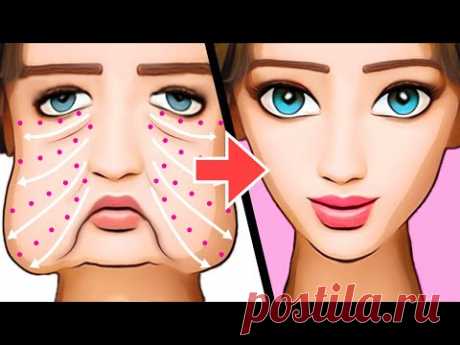 12-минутный лифтинг-массаж всего лица для начинающих! Get Younger Glory Skin, Anti-Aging