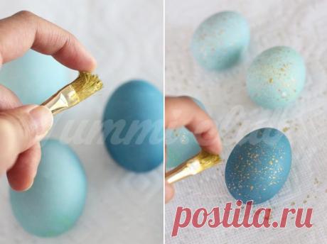 Как покрасить яйца капустой в небесный цвет ~ Полезные советы