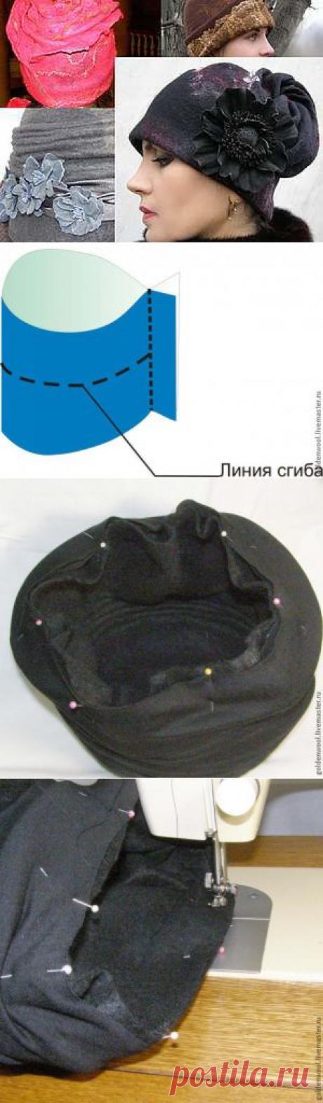 Мастер-класс по пришиванию трикотажной манжетки к валяным шапочкам