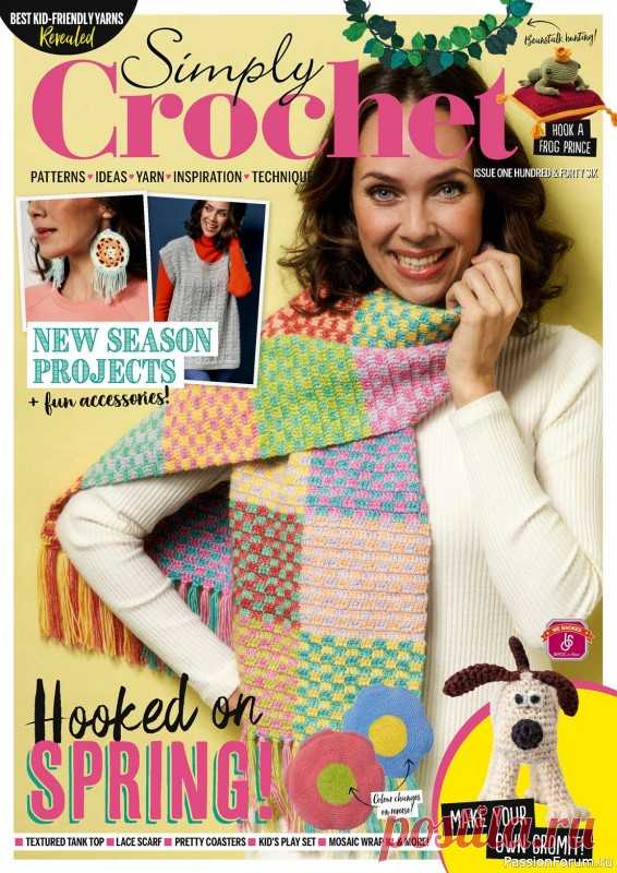 Вязаные проекты крючком в журнале «Simply Crochet №146 2024» | Журналы Журнал 
