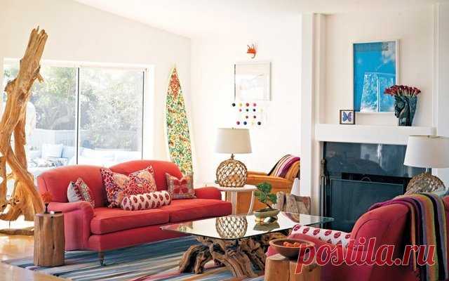 Богемный интерьер для творческих людей