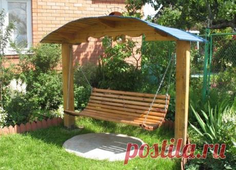 Качели на даче своими руками — Чудеса