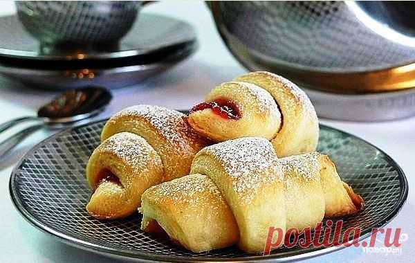Рогалики на сметане - пошаговый кулинарный рецепт на Повар.ру