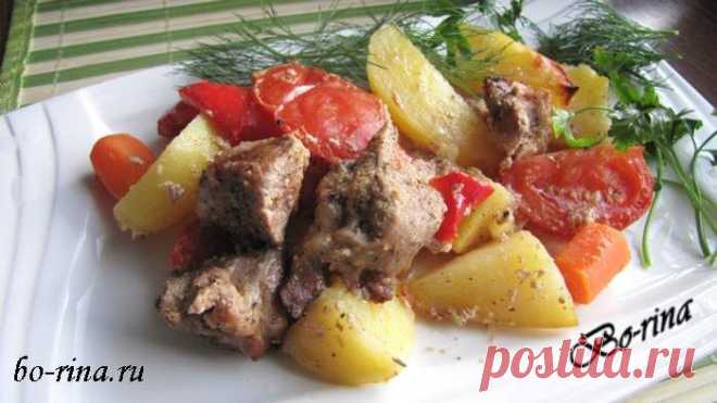 БЛЮДО ВЫХОДНОГО ДНЯ. Мясо с картофелем приготовленное в рукаве для запекания | Наш дом